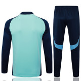 2025-26 ARS Light green Kids Half Pull Tracksuit #E2533(童装)(半拉链)