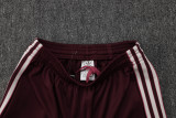 2025-26 Bayern Deep Red Kids Half Pull Tracksuit #E2515(童装)(半拉链)