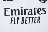 2025-26 RMA White Kids Half Pull Tracksuit #E2508(童装)(半拉链)