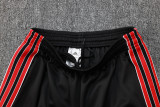 2025-26 Man Utd Black Kids Half Pull Tracksuit #E2509(童装)(半拉链)