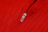 2025-26 PSG Jordan Red Kids Half Pull Tracksuit #E2521(童装)(半拉链)