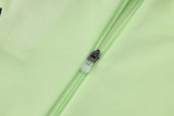 2025-26 RMA Light green Kids Half Pull Tracksuit #E2567(童装)(半拉链)