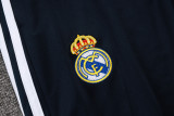 2025-26 RMA Royal blue Kids Half Pull Tracksuit #E2571(童装)(半拉链)