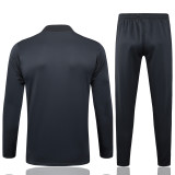 2025-26 Argentina Dark gray Kids Half Pull Tracksuit #E2541(童装)(半拉链)