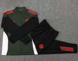 2025-26 Bayern Dark green Kids Jacket Tracksuit #E2540(童装)