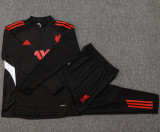 2025-26 LIV Black Kids Half Pull Tracksuit #E2535(童装)(半拉链)