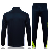 2025-26 RMA Royal blue Kids Half Pull Tracksuit #E2571(童装)(半拉链)