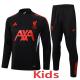 2025-26 LIV Black Kids Half Pull Tracksuit #E2535(童装)(半拉链)