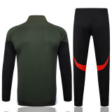 2025-26 Bayern Dark green Kids Jacket Tracksuit #E2540(童装)