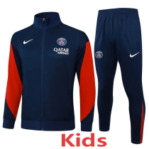 2025-26 PSG Royal blue Kids Jacket Tracksuit #E2566(童装)