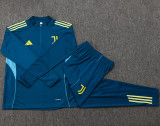 2025-26 JUV Royal blue Kids Half Pull Tracksuit #E2543(童装)(半拉链)