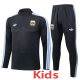 2025-26 Argentina Dark gray Kids Half Pull Tracksuit #E2541(童装)(半拉链)