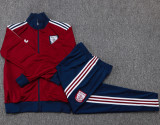 2025-26 ARS Jujube red Jacket Tracksuit #A2537