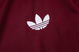 2025-26 Ajax Jujube red Kids Jacket Tracksuit #E2538(童装)