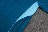 2025-26 JUV Royal blue Kids Half Pull Tracksuit #E2543(童装)(半拉链)
