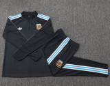 2025-26 Argentina Dark gray Kids Half Pull Tracksuit #E2541(童装)(半拉链)