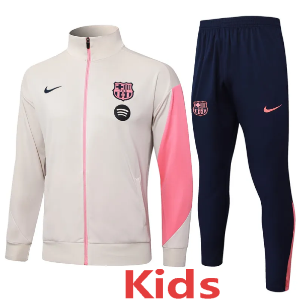 2025-26 BAR Beige Kids Jacket Tracksuit #E2565(童装)