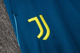 2025-26 JUV Royal blue Kids Half Pull Tracksuit #E2543(童装)(半拉链)