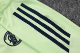 2025-26 RMA Light green Kids Half Pull Tracksuit #E2567(童装)(半拉链)