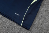 2025-26 RMA  Royal blue Kids Half Pull Tracksuit #E2539(童装)(半拉链)