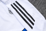 2025-26 Man Utd White Kids Half Pull Tracksuit #E2553(童装)(半拉链)