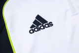 2025-26 RMA White Kids Half Pull Tracksuit #E2572(童装)(半拉链)