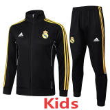 2025-26 RMA Black Kids Jacket Tracksuit #E2556(童装)