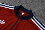 2025-26 ARS Jujube red Kids Half Pull Tracksuit #E2560(童装)(半拉链)