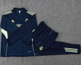 2025-26 RMA  Royal blue Kids Half Pull Tracksuit #E2539(童装)(半拉链)