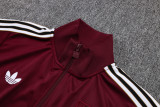 2025-26 Ajax Jujube red Kids Jacket Tracksuit #E2538(童装)
