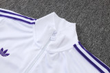 2025-26 RMA White Kids Jacket Tracksuit #E2558(童装)