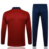 2025-26 ARS Jujube red Kids Half Pull Tracksuit #E2560(童装)(半拉链)