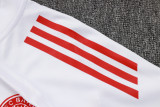 2025-26 Bayern White Kids Half Pull Tracksuit #E2542(童装)(半拉链)