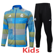 2025-26 RMA Blue Kids Jacket Tracksuit #E2537(童装)