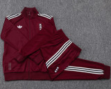 2025-26 Ajax Jujube red Kids Jacket Tracksuit #E2538(童装)