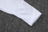 2025-26 Man Utd White Kids Half Pull Tracksuit #E2553(童装)(半拉链)