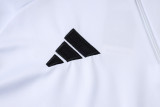 2025-26 Man Utd White Kids Half Pull Tracksuit #E2553(童装)(半拉链)