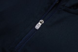2025-26 RMA Royal blue Kids Half Pull Tracksuit #E2571(童装)(半拉链)