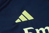 2025-26 RMA  Royal blue Kids Half Pull Tracksuit #E2539(童装)(半拉链)