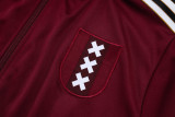 2025-26 Ajax Jujube red Jacket Tracksuit #A2520