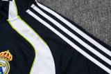 2025-26 RMA Royal blue Kids Half Pull Tracksuit #E2571(童装)(半拉链)