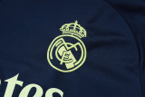 2025-26 RMA  Royal blue Kids Half Pull Tracksuit #E2539(童装)(半拉链)
