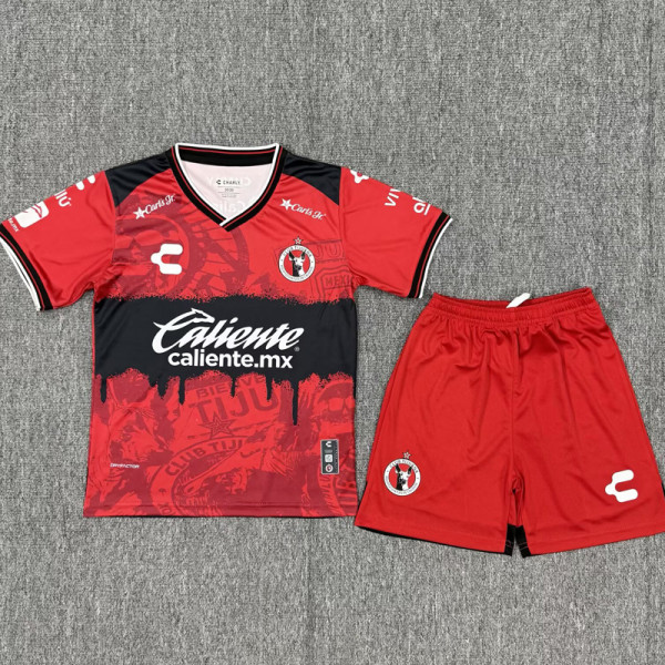 2025-26 Tijuana Home Kids Soccer Jersey