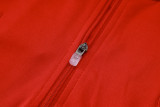 2025-26 Man Utd Red Kids Half Pull Tracksuit #E2596(童装)(半拉链)