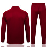 2025-26 ARS Jujube red Kids Half Pull Tracksuit #E2583(童装)(半拉链)