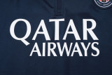 2025-26 PSG Royal blue Kids Half Pull Tracksuit #E2575(童装)(半拉链)