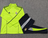 2025-26 RMA Grass green Kids Half Pull Tracksuit #E2574(童装)(半拉链)