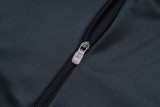 2025-26 RMA Dark gray Kids Half Pull Tracksuit #E2594(童装)(半拉链)