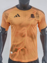 2025-26 Roma Away Player Version Soccer Jersey