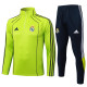 2025-26 RMA Grass green Half Pull Tracksuit #B2545(半拉链)